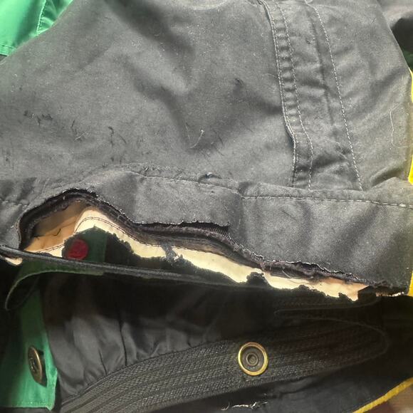 Vintage Y2K Bonfire Snowboard Jacket Men’s Medium Green Black 10K Waterproof - Picture 8 of 8